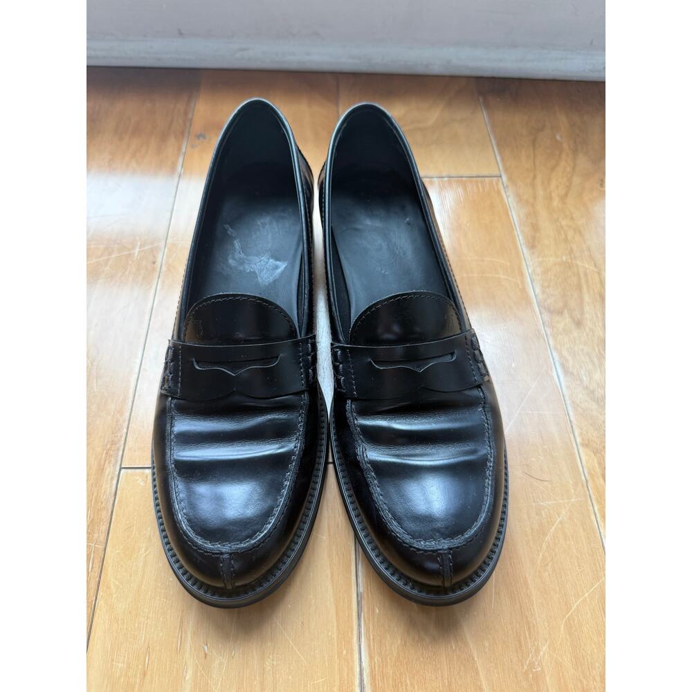 Black leather TODS loafers size 39.5 - Picture 7 of 7
